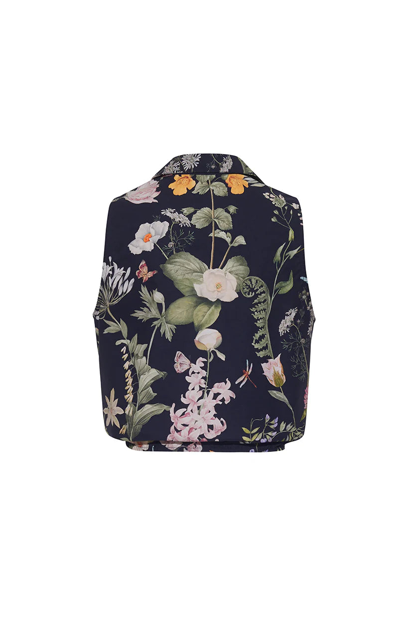 Floral patterned shirt on a white background