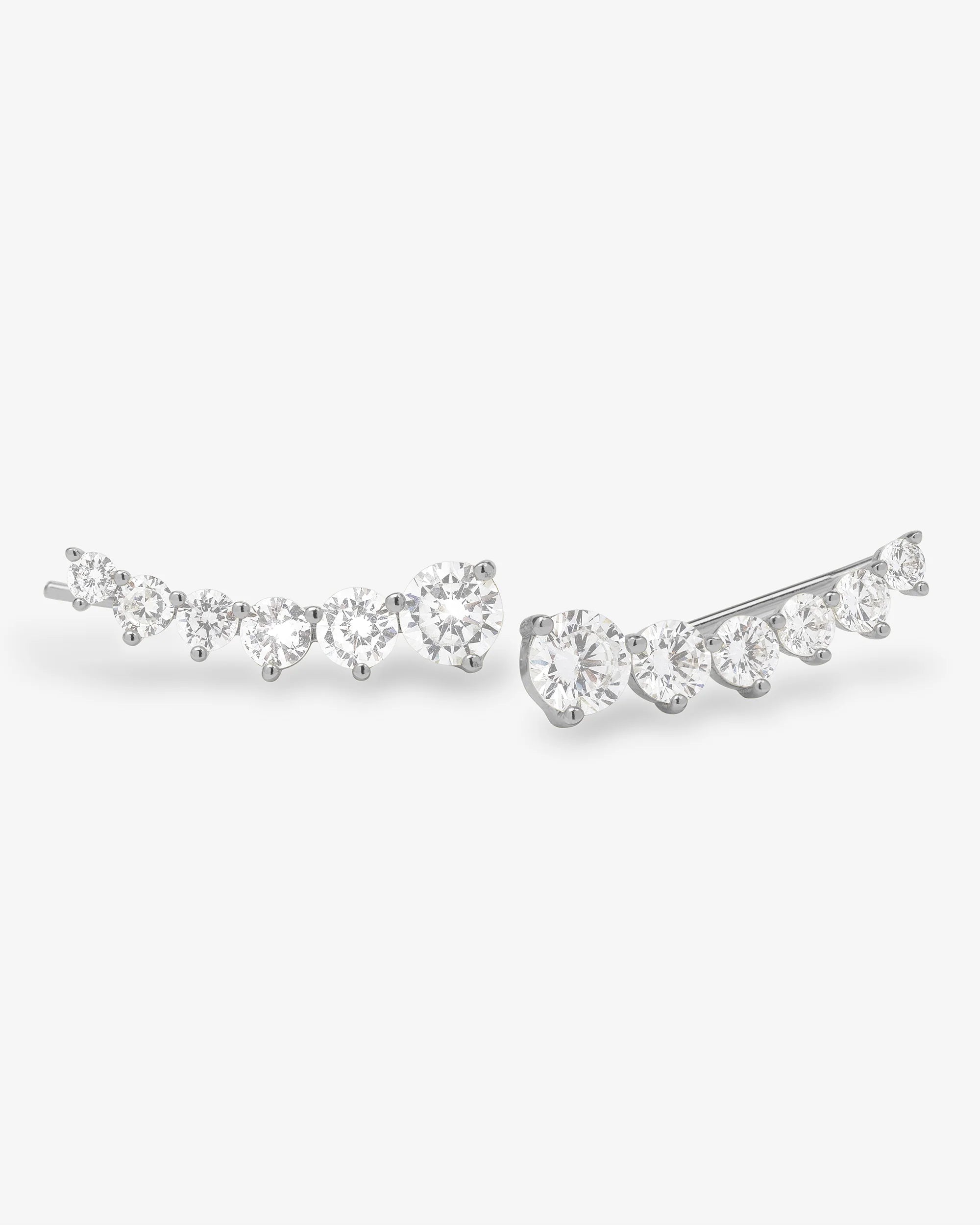 Diamond ring with three diamonds on a white background