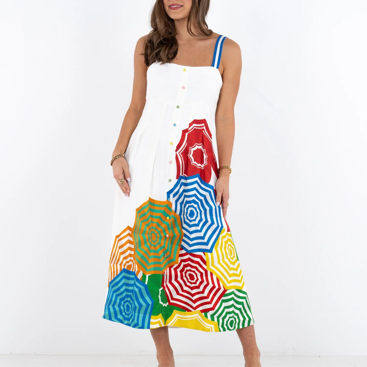 midi club dress Constance in Beach – Threads Black Cotton Poplin Fit Black And White Wedding Dress Arcelia is the perfect Colors:Citrine