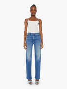 mother rambler high waisted denim jeans