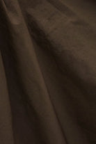 Close-up of brown fabric with visible texture