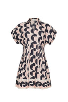 Patterned dress on a white background