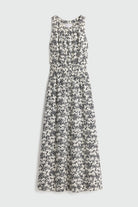 Floral patterned dress on a white background
