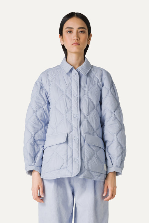 OVERSIZE JACKET IN QUILTED LIGHT NYLON