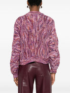 ba&sh pink chunky knit sweater