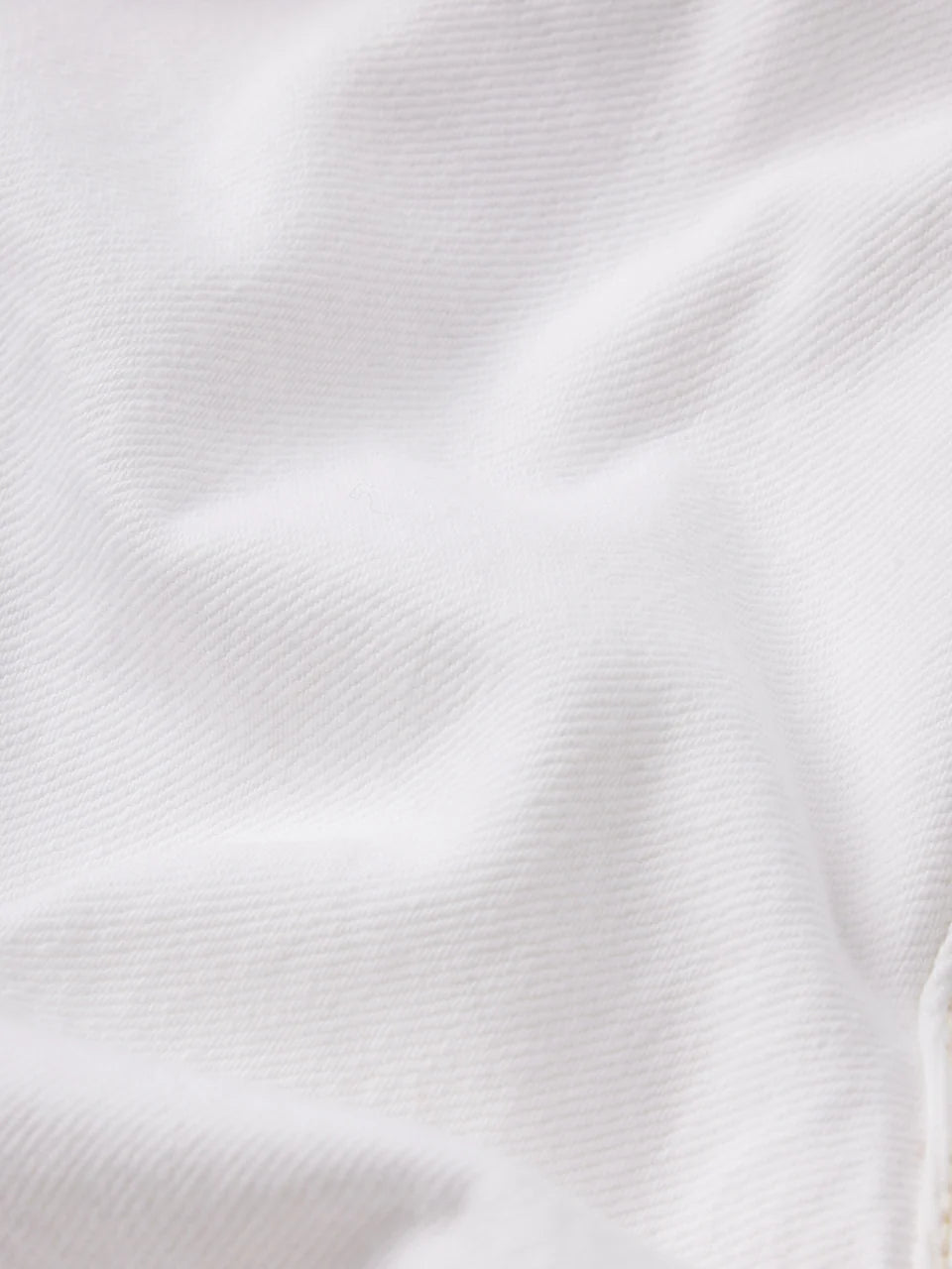 Close-up of white fabric texture