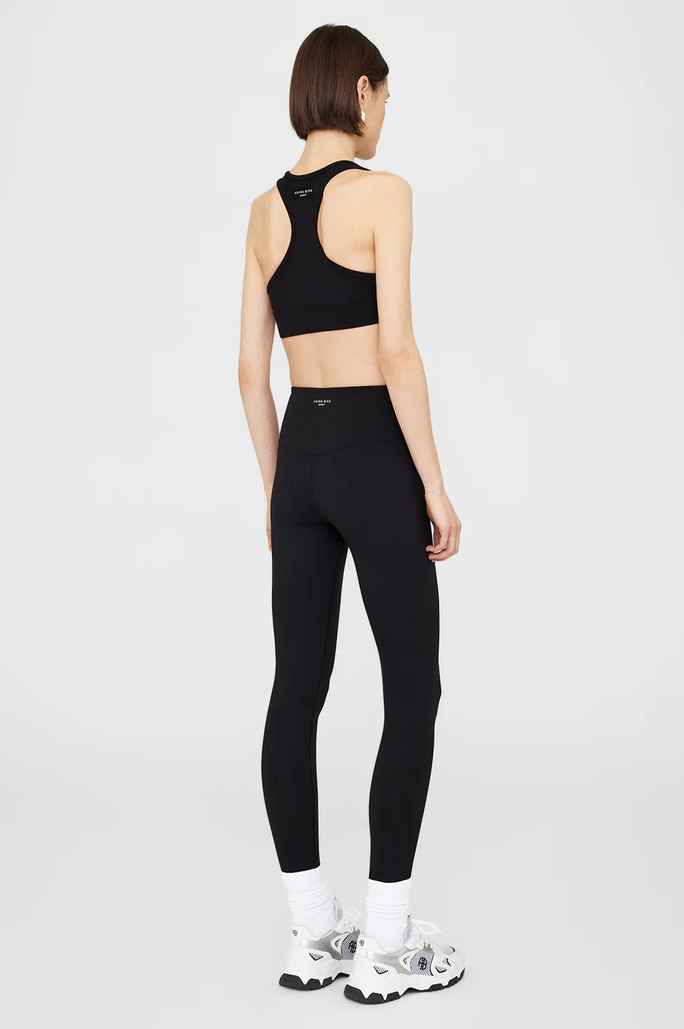 anine bing black leggings