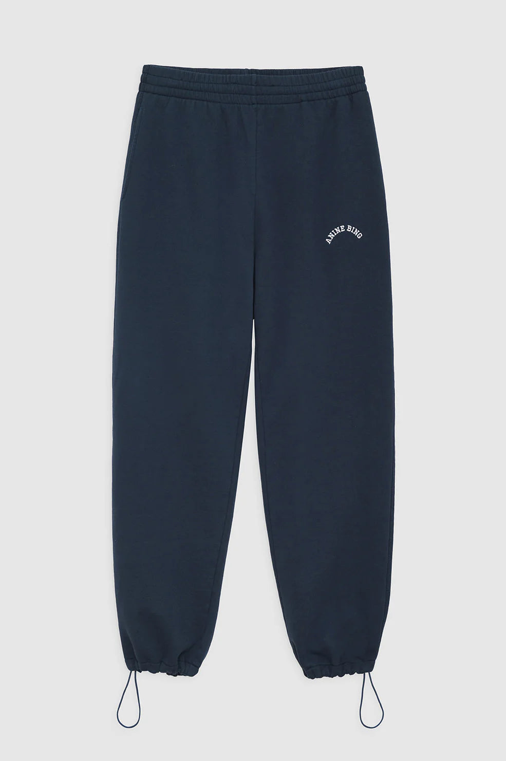 anine bing navy classic sweatpants