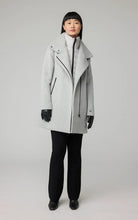 Soia & Kyo Grey Wool Long Jacket