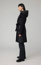 Soia & Kyo Black Wool Long Jacket