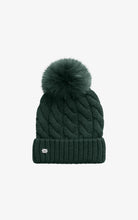 Soia & Kyo Green Knit Pom Beanie