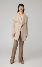 soia & kyo ivory wool wrap cardigan