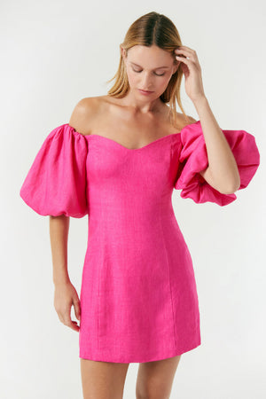 Dali Dress Hot Pink