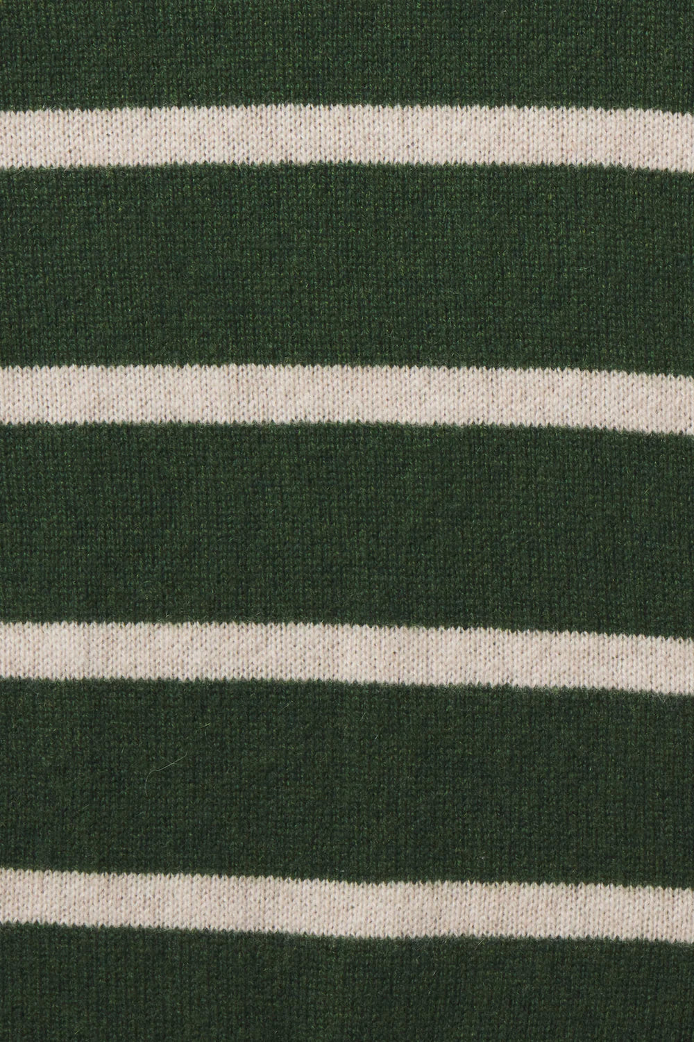 Trovata Green and Beige Striped Wool Sweater