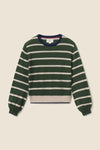 Ryann Sweater Green Stripe