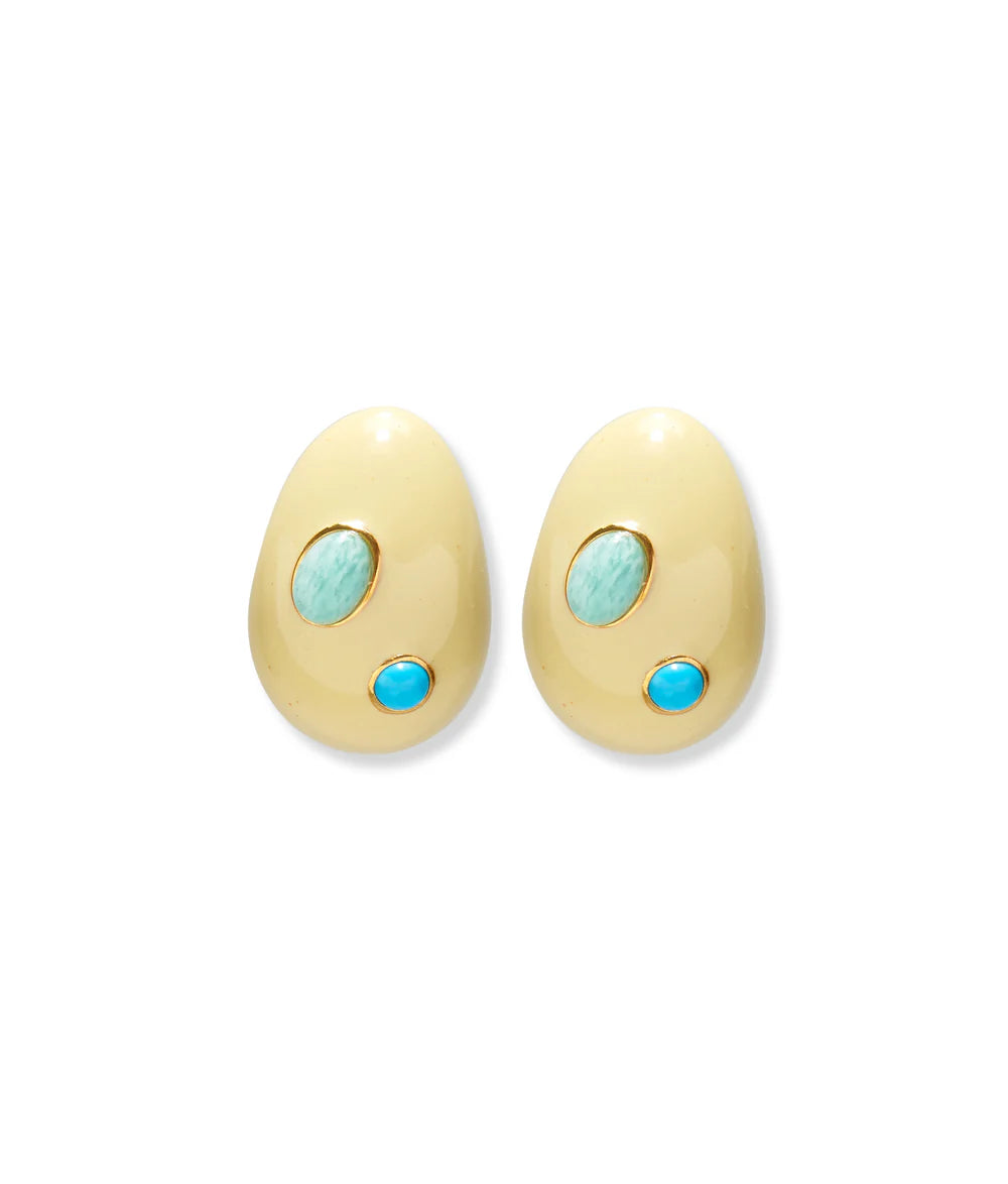 Lizzie Fortunato Ivory Teardrop Earrings