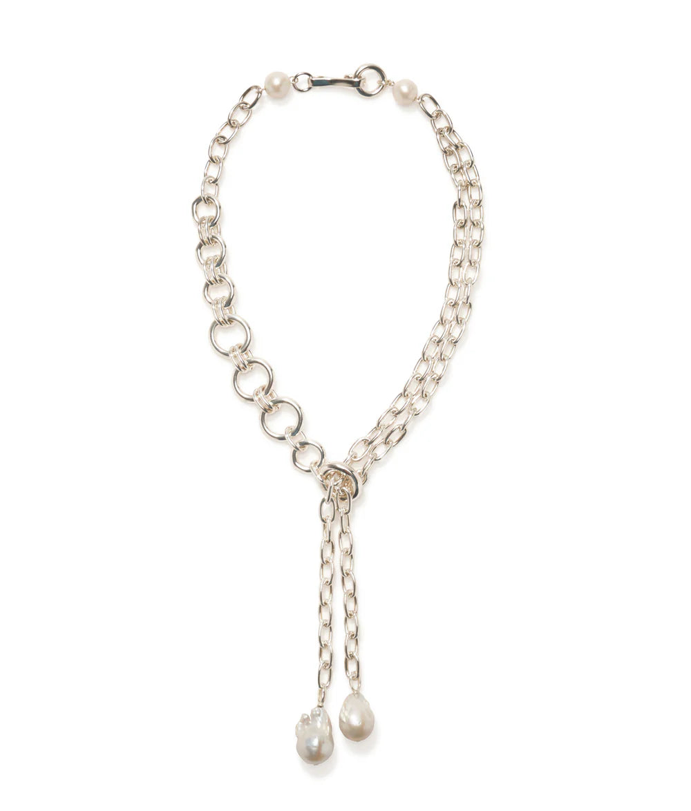 Lizzie Fortunato Edith Lariat in Silver