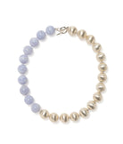 Lizzie Fortunato Chunky Bead Silver Sky Collar