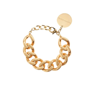 Flat Chain Bracelet - Gold Vintage