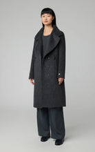 Soia & Kyo Black Wool Long Jacket