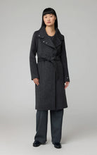 Soia & Kyo Black Wool Long Jacket