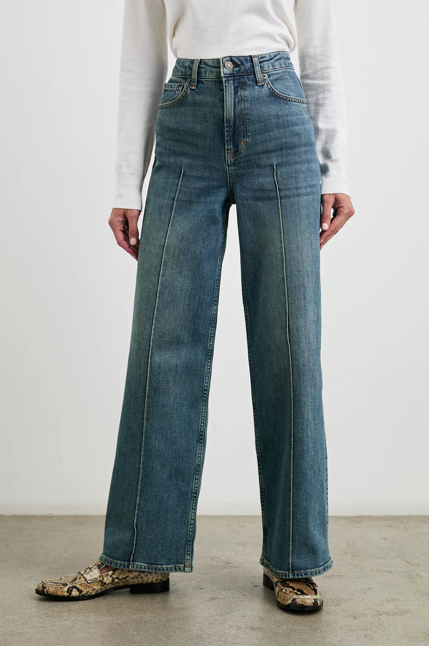 Rails Pintuck Wideleg Jeans