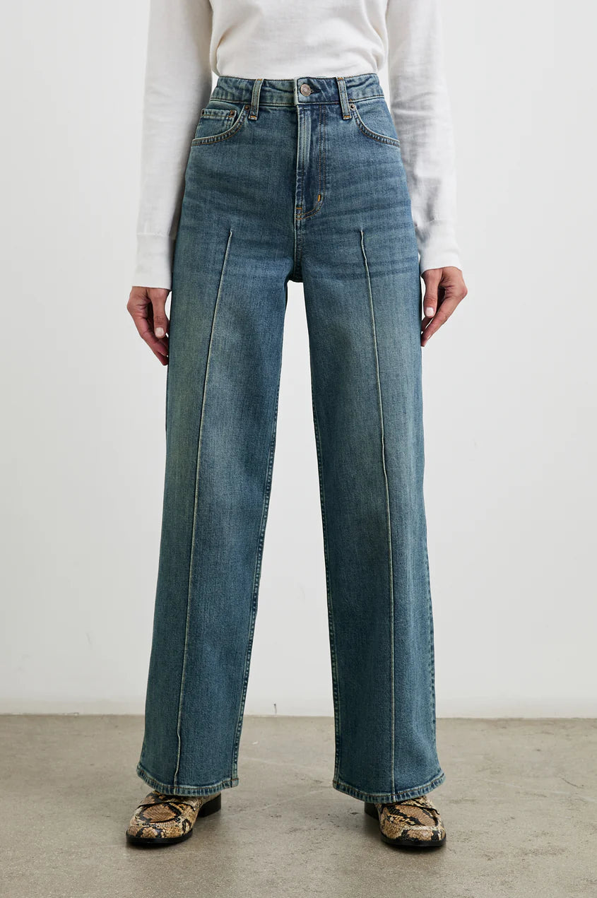 Rails Pintuck Wideleg Jeans