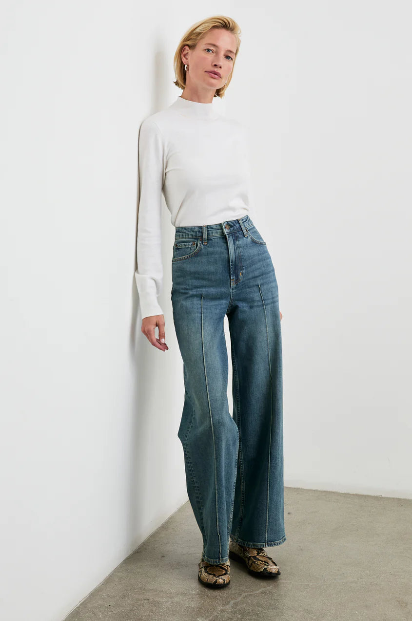 Rails Pintuck Wideleg Jeans