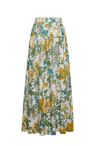 Floral patterned skirt on a white background