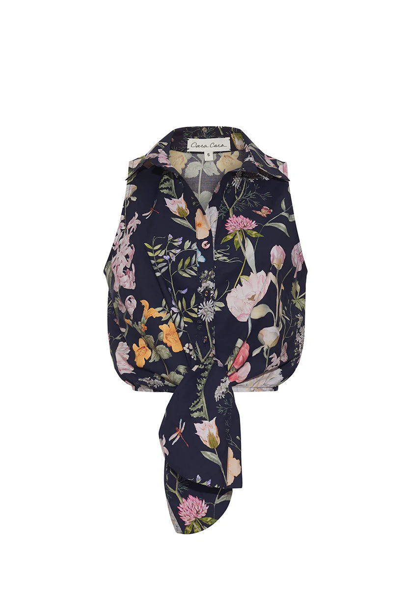 Floral patterned shirt on a white background