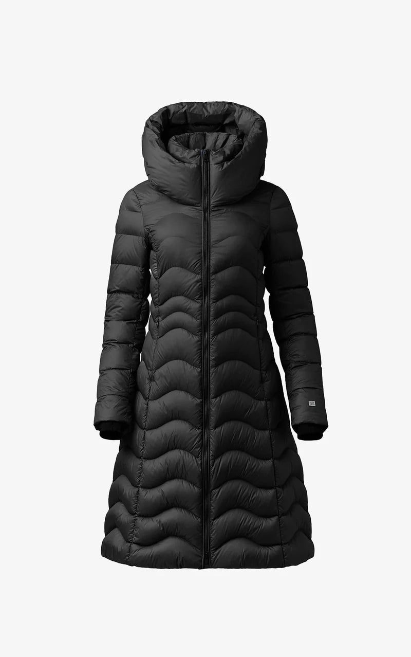 Soia & Kyo Black Puffy Long Jacket