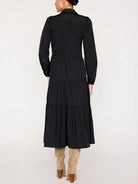 Brochu Walker Black Longsleeve Maxi Dress