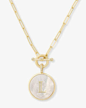 Love Letters Medallion Necklace