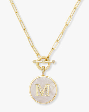 Love Letters Medallion Necklace