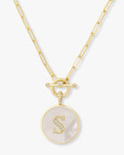 melinda maria letter necklace