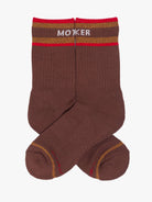 mother brown crew socks