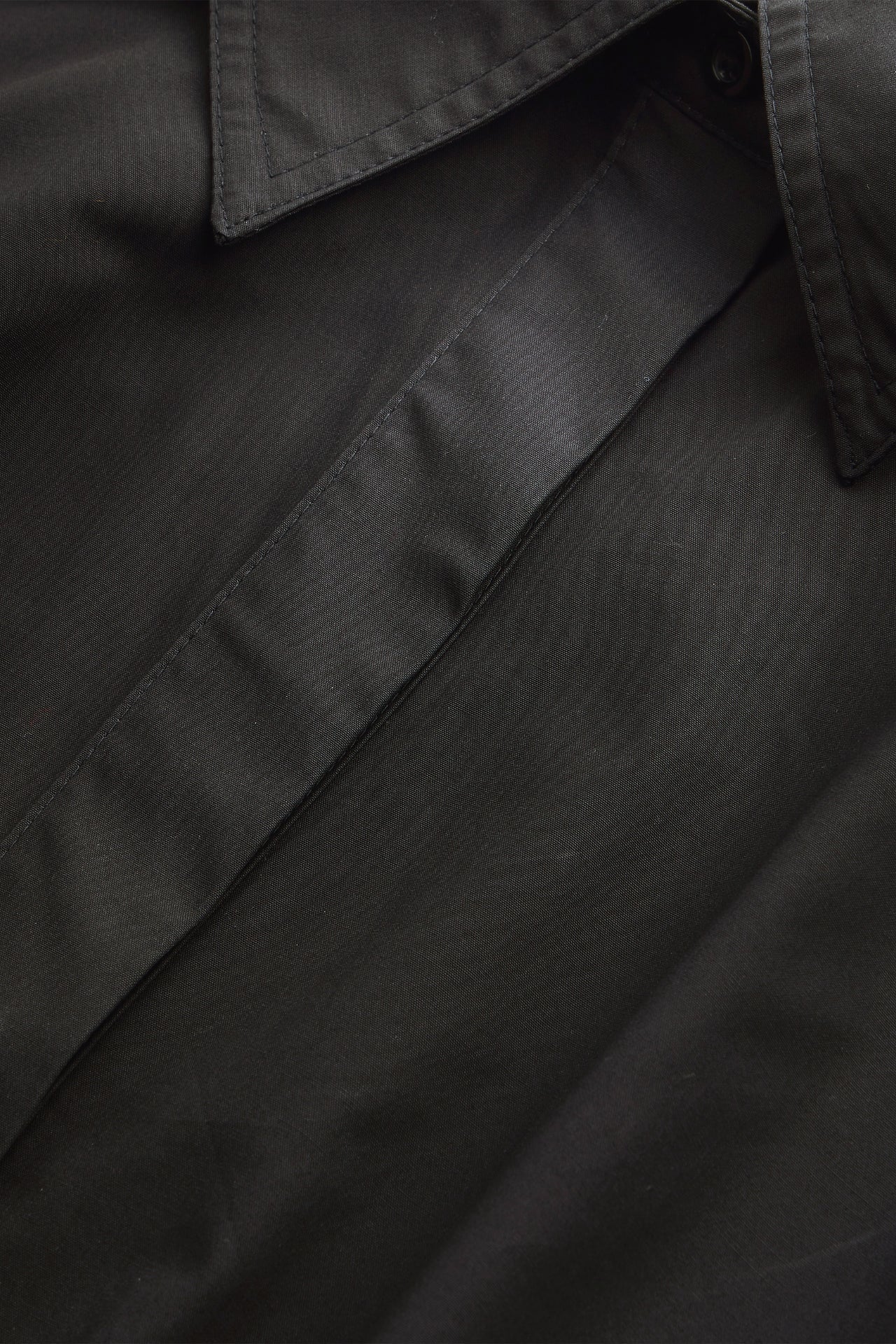Close-up of a dark gray fabric texture
