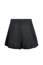 Black shorts on a white background