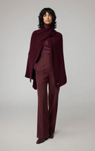 Soia & Kyo Knit Burgundy Sweater Wrap