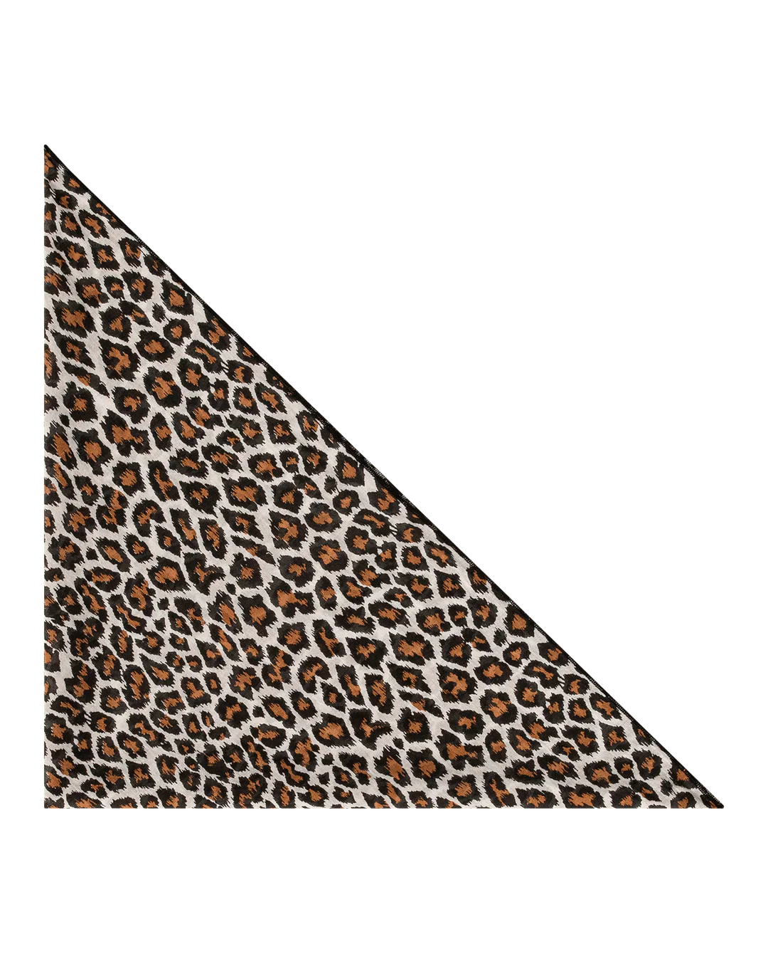 Leopard print pattern on a white background
