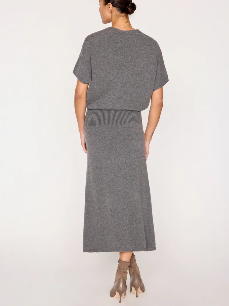 Brochu Walker grey wool sweater dress 