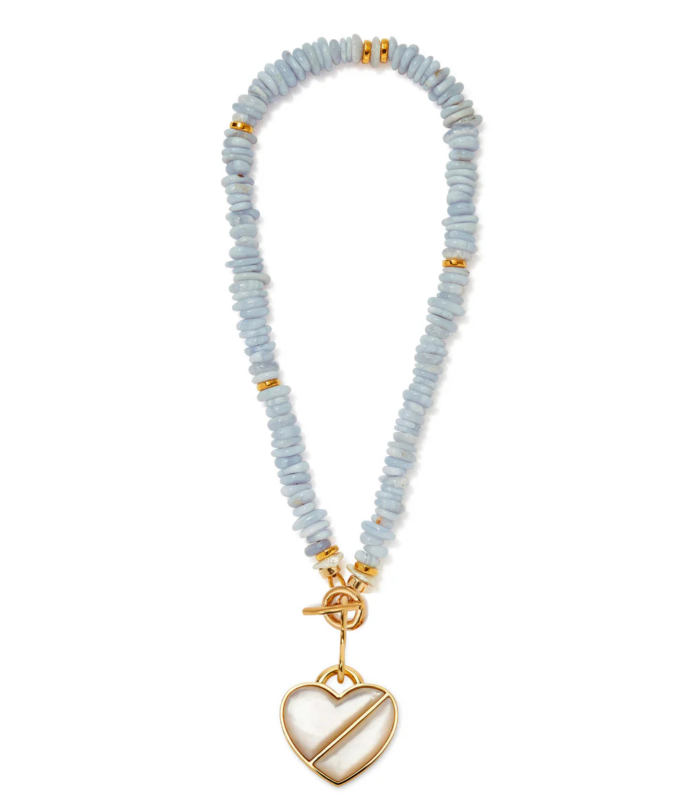 Lizzie Fortunato Heart Pendant in Daydream