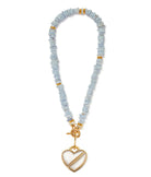 Lizzie Fortunato Heart Pendant in Daydream