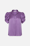 Puff Sleeve Blouse Orchid