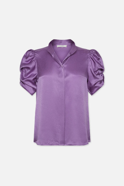 Puff Sleeve Blouse Orchid