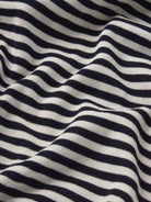 Black and white striped fabric pattern