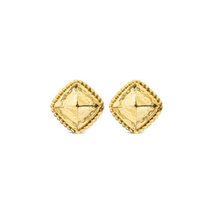 Blandine Clip Earrings - Gold