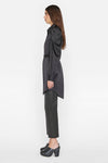 Gillian Long Sleeve Mini Dress- Noir