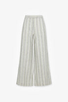 Striped pants on a white background