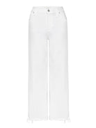 White jeans on a white background